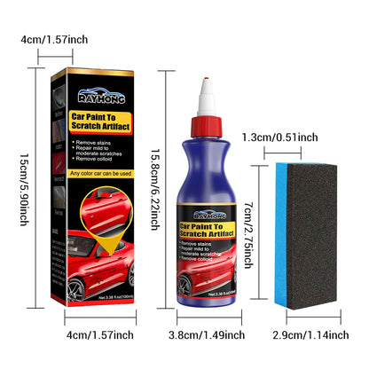Car Scratch Remover Agent Scratch Repair Tool With Sponge Car Scratches Repair Polishing Wax Anti Scratch Car Accessories