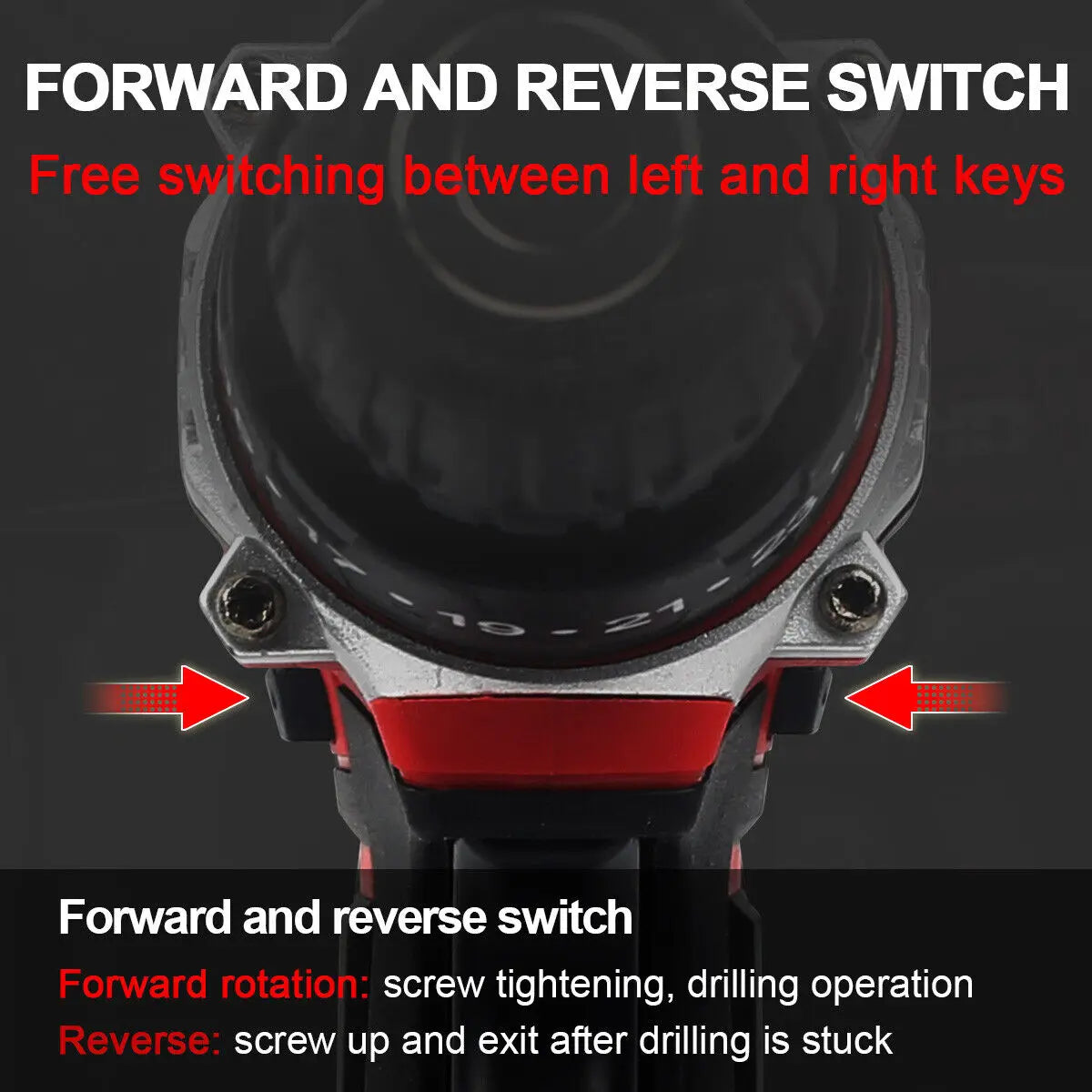 21V Cordless Impact Drill Electric Screwdriver Electric Hammer Drill Mini Wireless Hand Drill  Home DIY Electric Power Tools