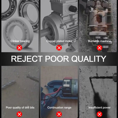 21V Cordless Impact Drill Electric Screwdriver Electric Hammer Drill Mini Wireless Hand Drill  Home DIY Electric Power Tools