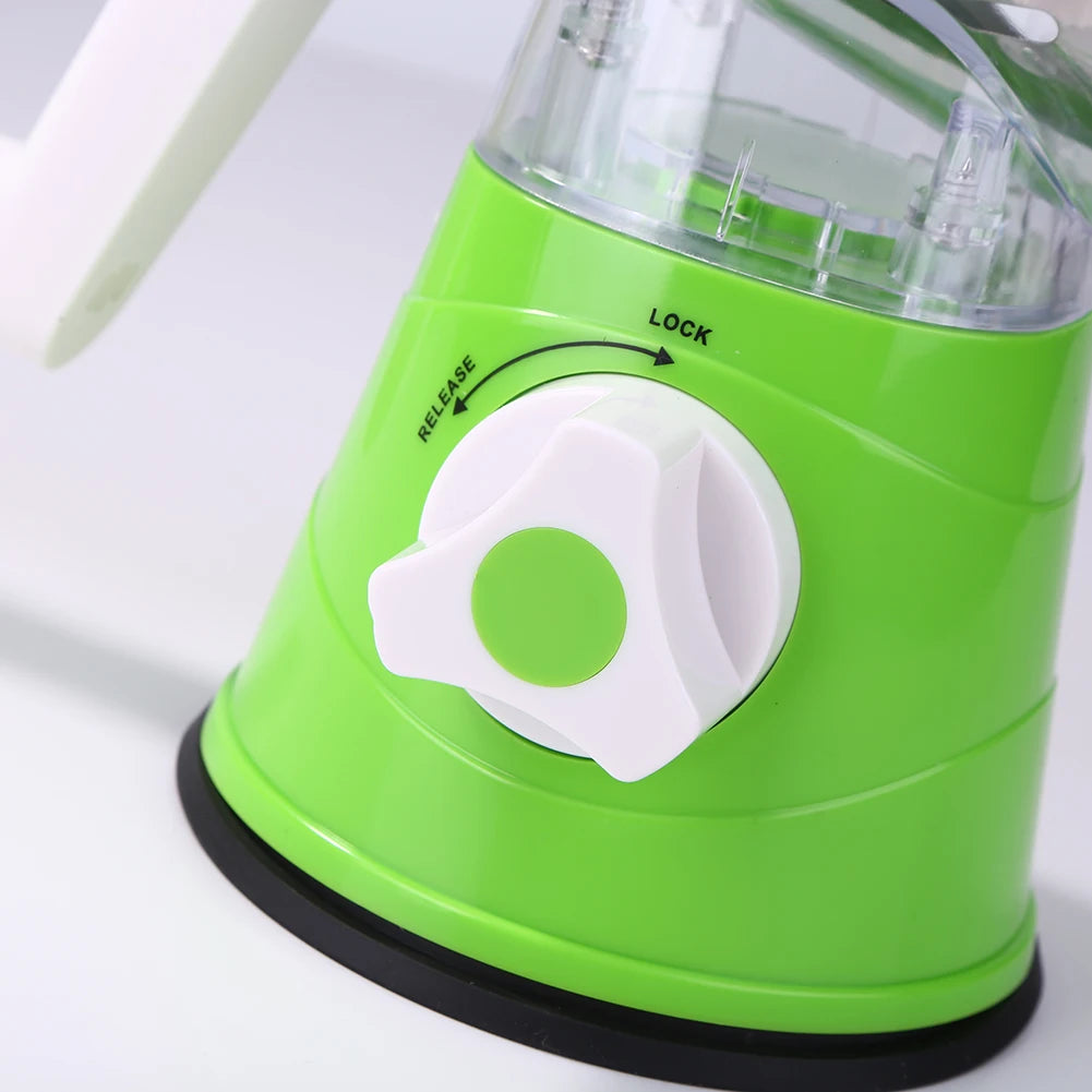Manual Vegetable Fruit Rotating Cutter Multi-functional Potato Cheese Round Slicer Kitchen Gadget Food Processors