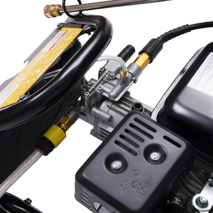 7.5Hp High Pressure Gasoline Washing Machine Petrol Pressure Washer with Gun Hose Nozzles Ohv 420CC 2465 Psi /170 Bar