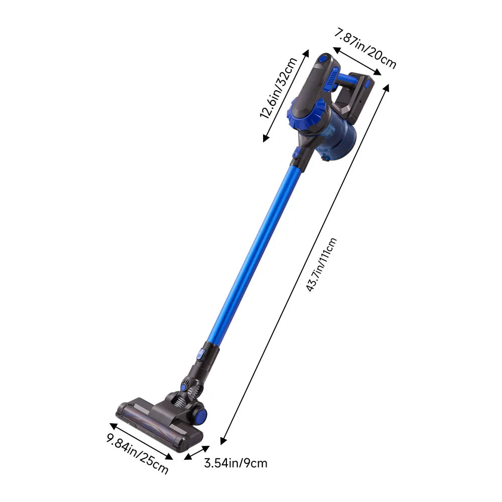 Livingandhome 110W Cordless Handheld Vacuum Cleaner with Automatic Shut-off Function