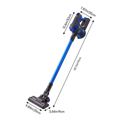 Livingandhome 110W Cordless Handheld Vacuum Cleaner with Automatic Shut-off Function