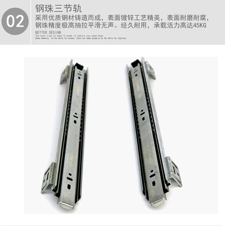 Kitchen High Body Pull Embedded Hidden Kitchen Waste Bin Cabinet Pull Basket Dry and Wet Separation Large Home with Door