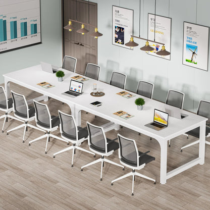 Modern Computer Desk Large Office Desk Computer Table Study Writing Desk Workstation for Home Office