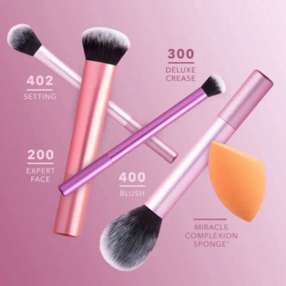Makeup Brushes Set Foundation Smooth Blender Sponges Puff