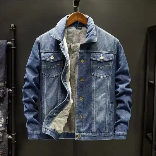 Fleece-lined Denim Jacket