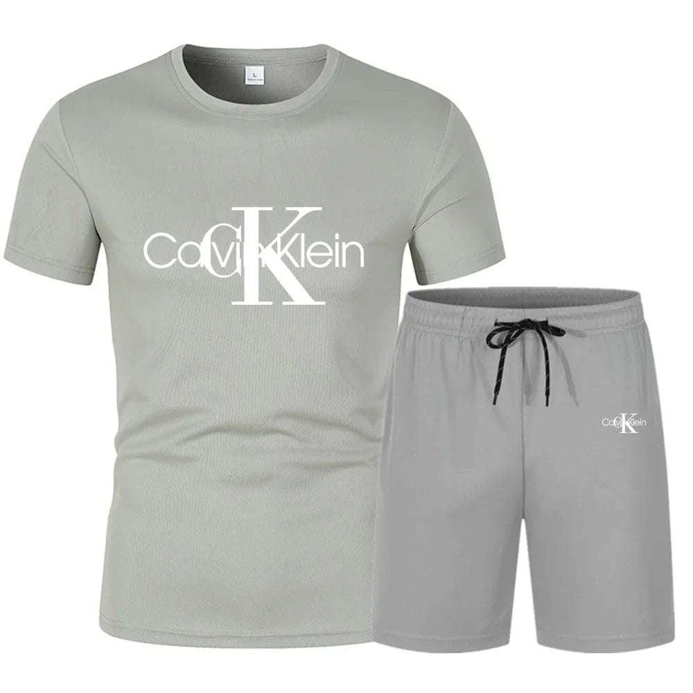 Men's new summer short sleeved set