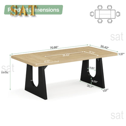70.9-Inch Executive Desk Computer Office Desk Modern Simple Desk with Large Desktop for Home Office Study
