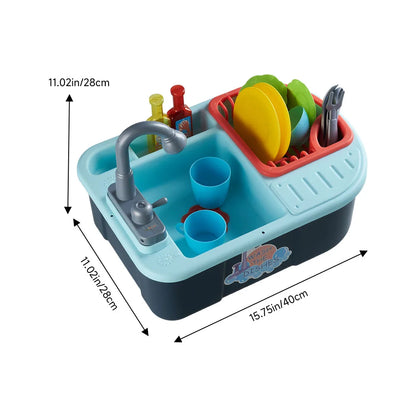 Electric Kitchen Sink Toy Set