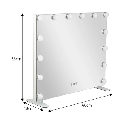 LED Dimmable Bulbs Vanity Mirror for Bedroom