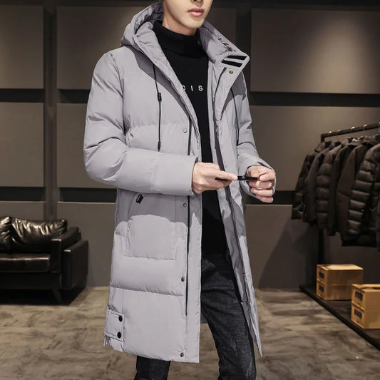 High Quality Male Black Warm Coats / Jackets