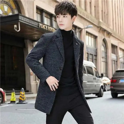 Korean Style Slimming Long Coat