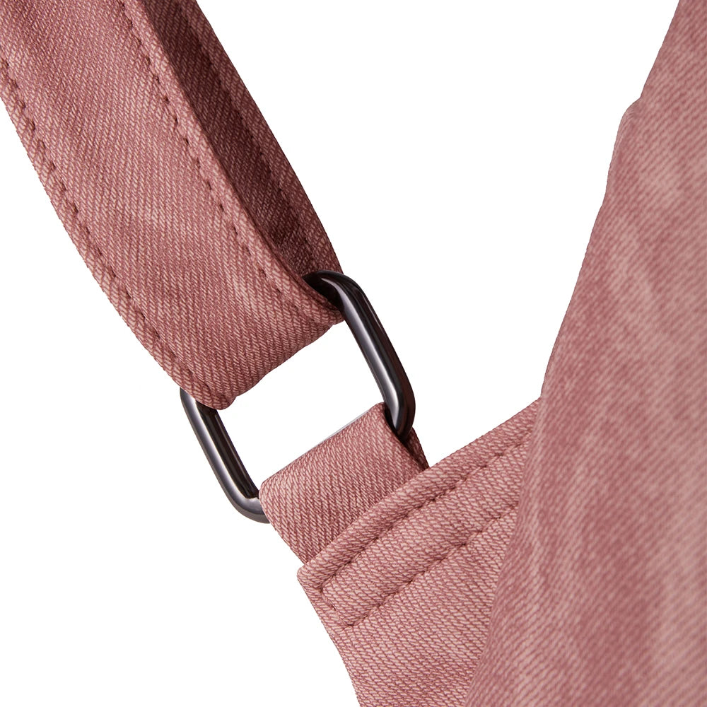 Vintage PU Leather Backpack with Adjustable Detachable Shoulder Straps for Women Girls
