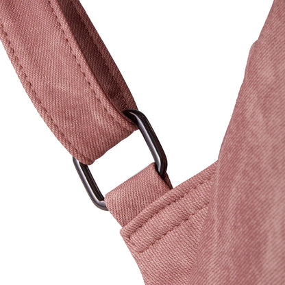 Vintage PU Leather Backpack with Adjustable Detachable Shoulder Straps for Women Girls