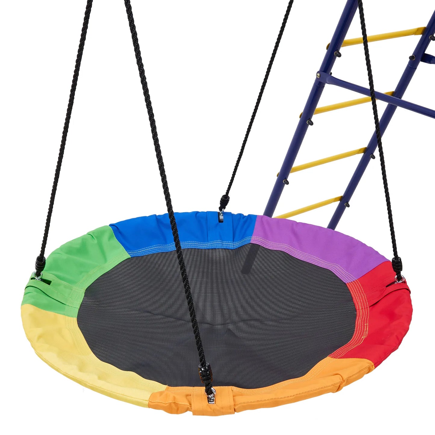 4-in-1 Outdoor Kid Swing Playset for Garden, Indoor, Outdoor Play Easy to Assemble & Store