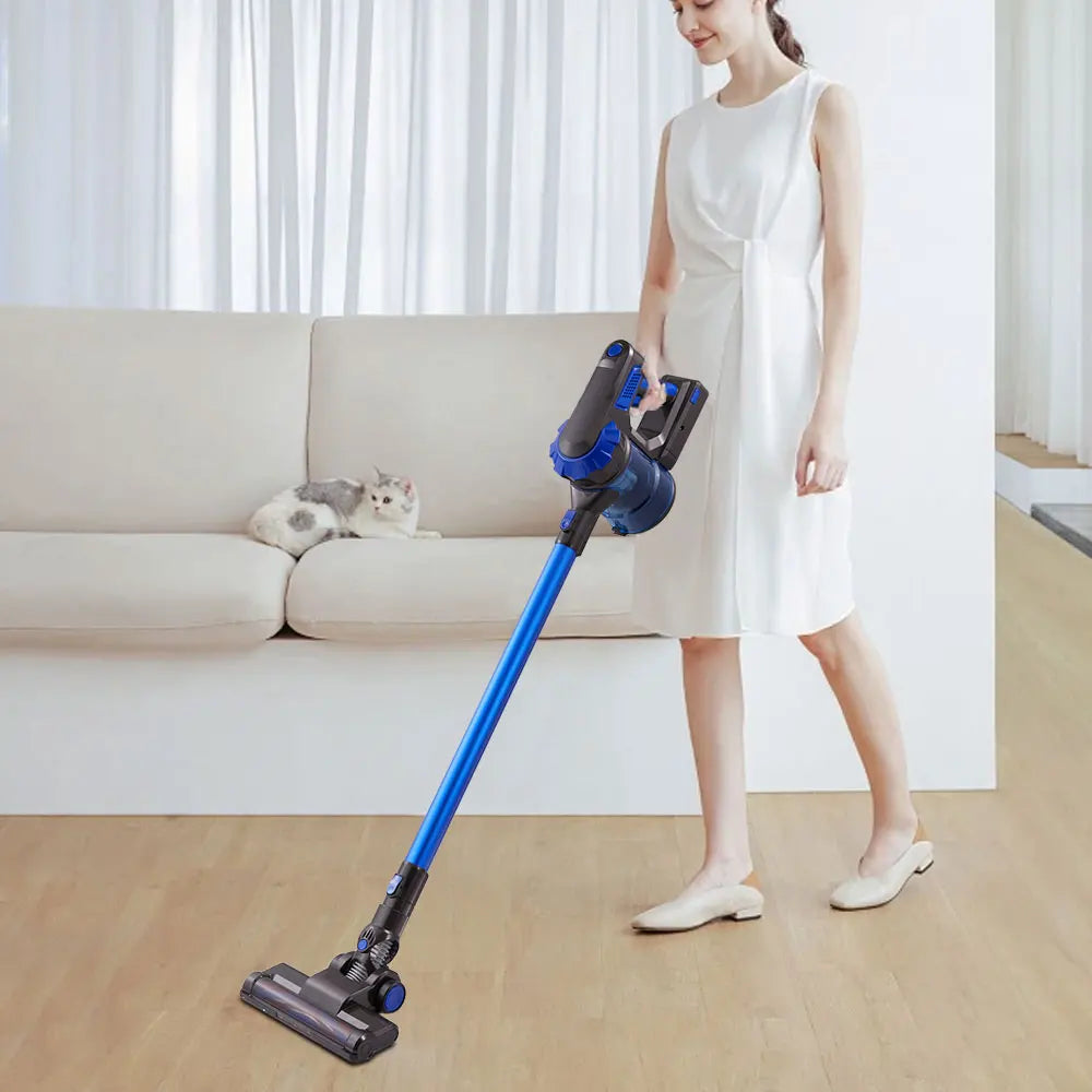 Livingandhome 110W Cordless Handheld Vacuum Cleaner with Automatic Shut-off Function