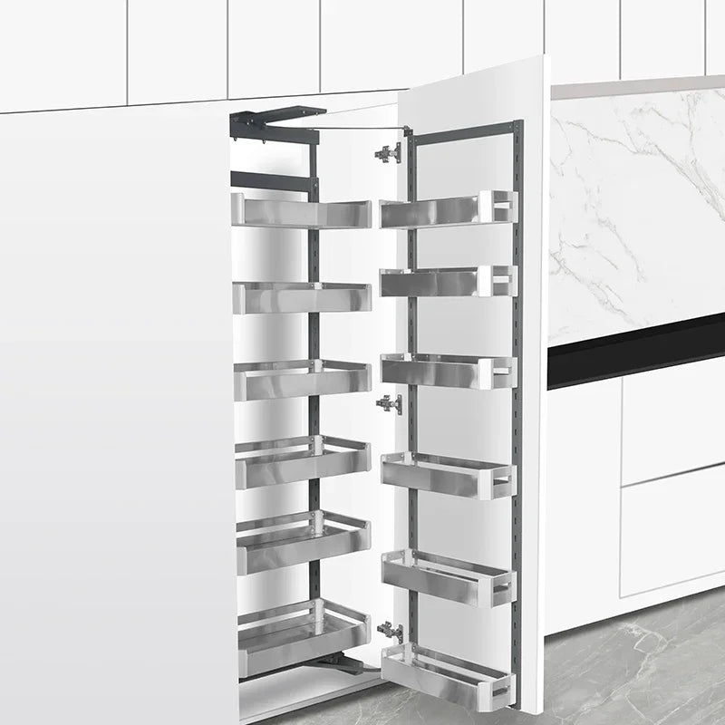 Kitchen Cabinet Storage Pull Out Pantry Basket Cabinet Organizer Tall Pantry Unit Basket