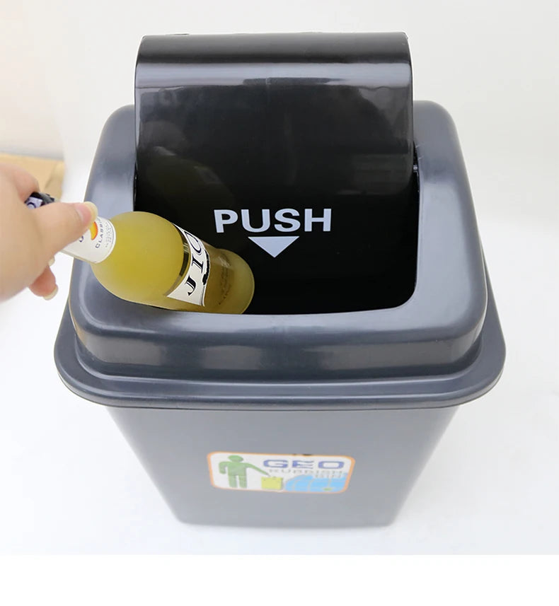 Kitchen High Body Pull Embedded Hidden Kitchen Waste Bin Cabinet Pull Basket Dry and Wet Separation Large Home with Door