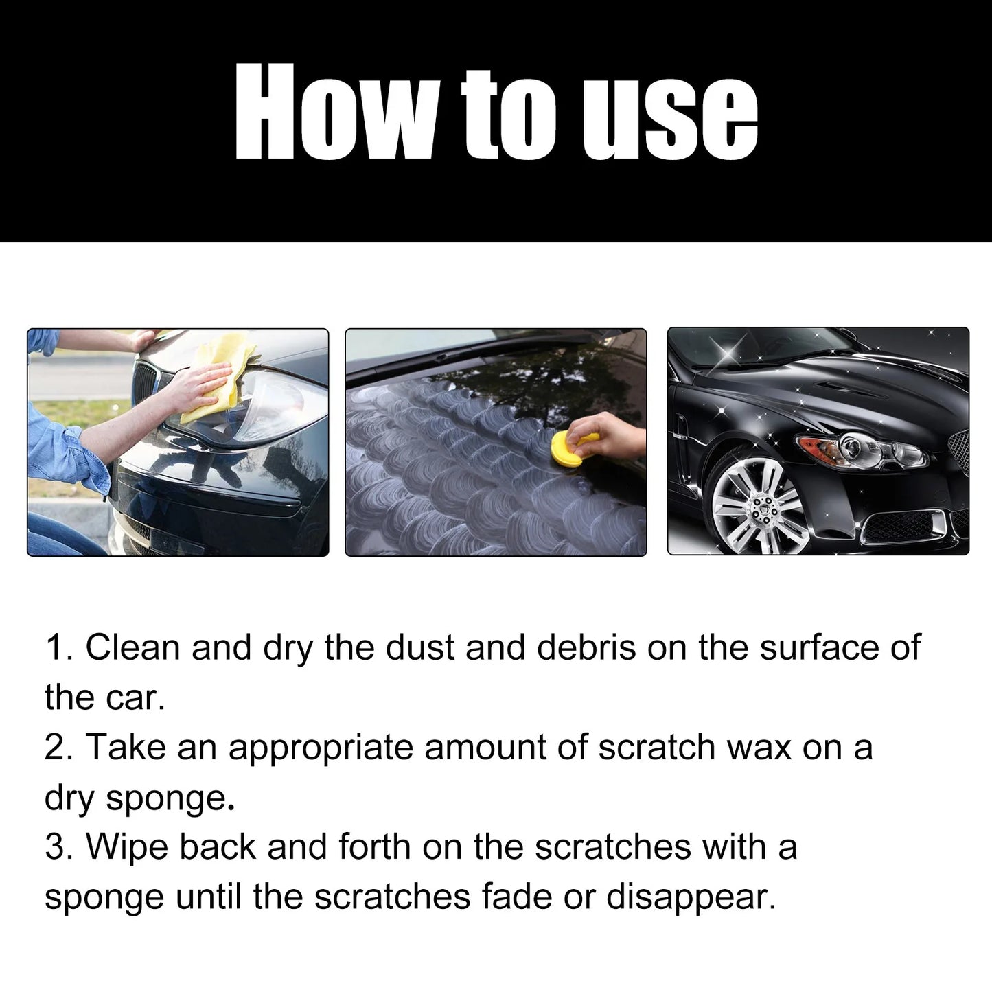 Professional Car Repair Scratch Silicone Free Remover Paste UK