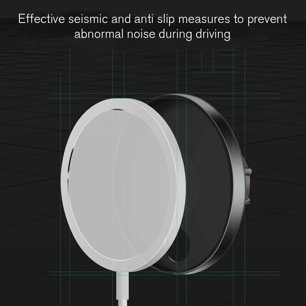 Magnetic Phone Holder Car Mount Stand with Base for MagSafe Mobile Phone Bracket Phone Navigation Support for Tesla Model 3 Y