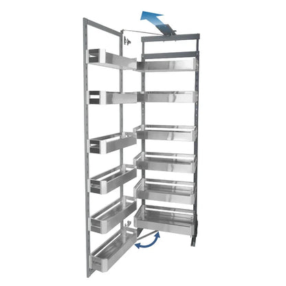 Kitchen Cabinet Storage Pull Out Pantry Basket Cabinet Organizer Tall Pantry Unit Basket