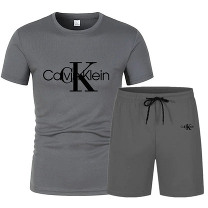 Men's new summer short sleeved set