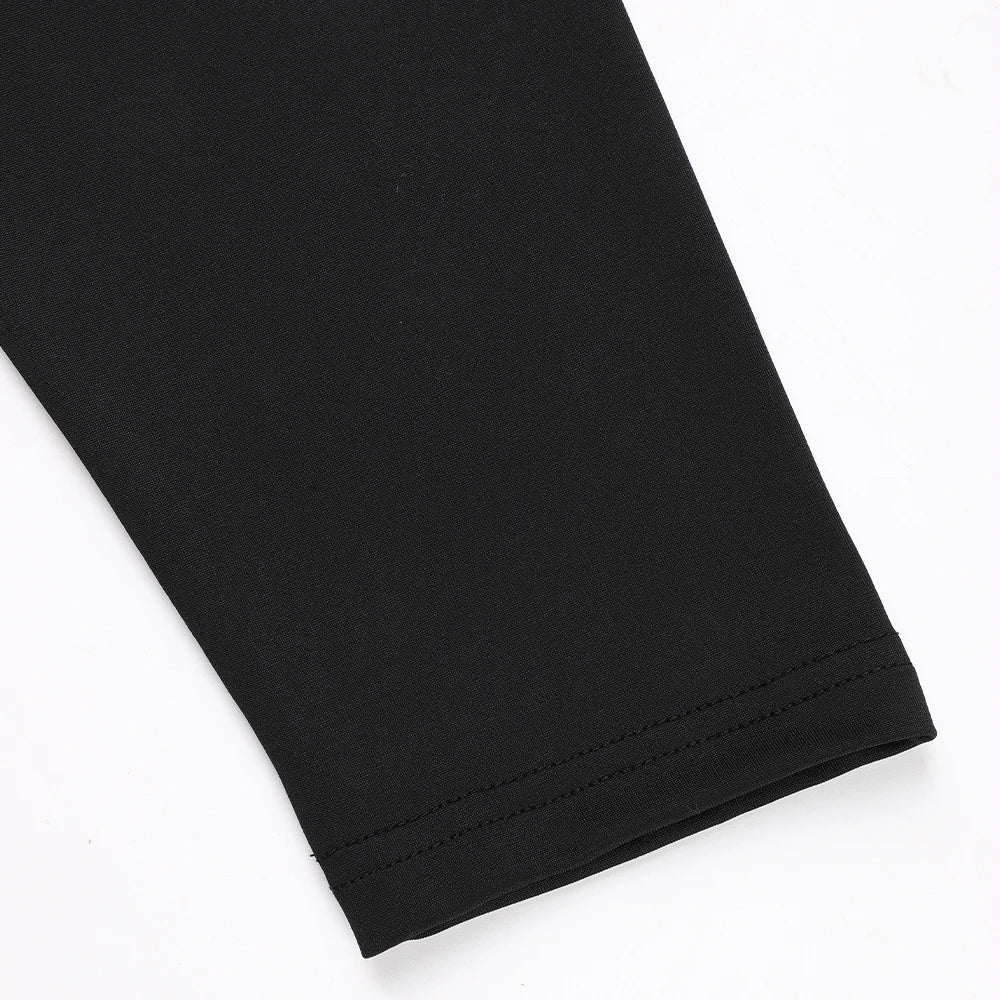 Chic Black Long-Sleeved Top for Women -