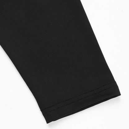 Chic Black Long-Sleeved Top for Women -