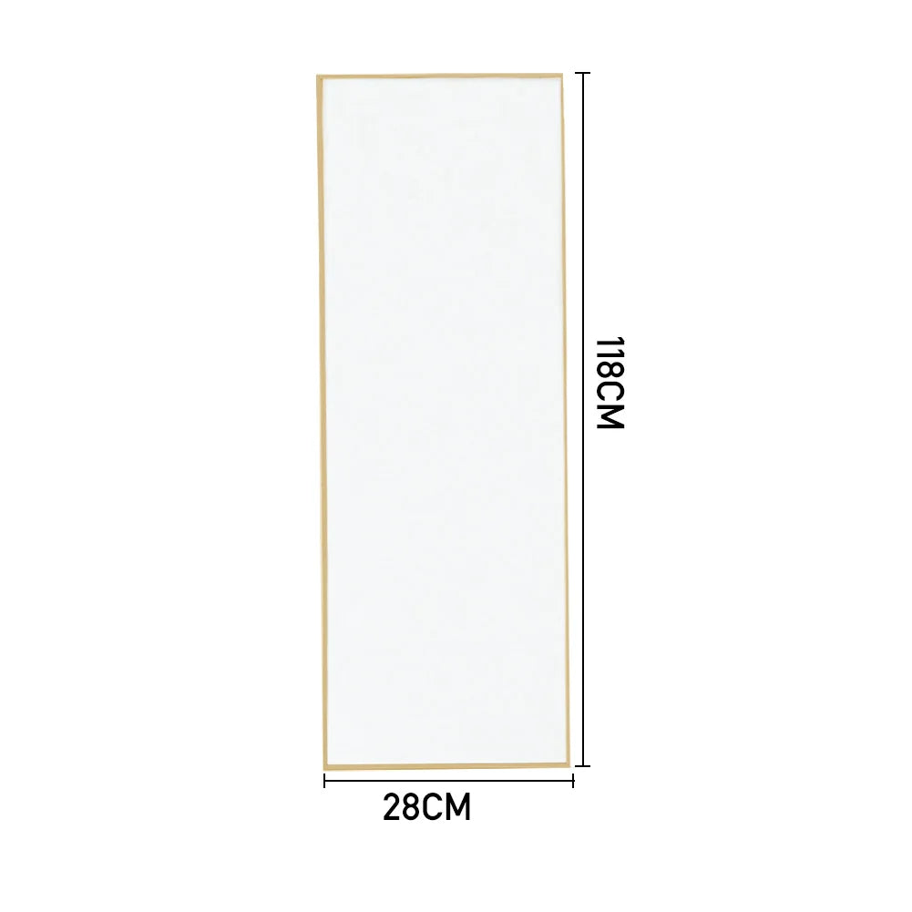 Metal Frame Over the Door Full Length Mirror Gold Large Mirror