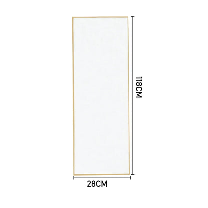 Metal Frame Over the Door Full Length Mirror Gold Large Mirror