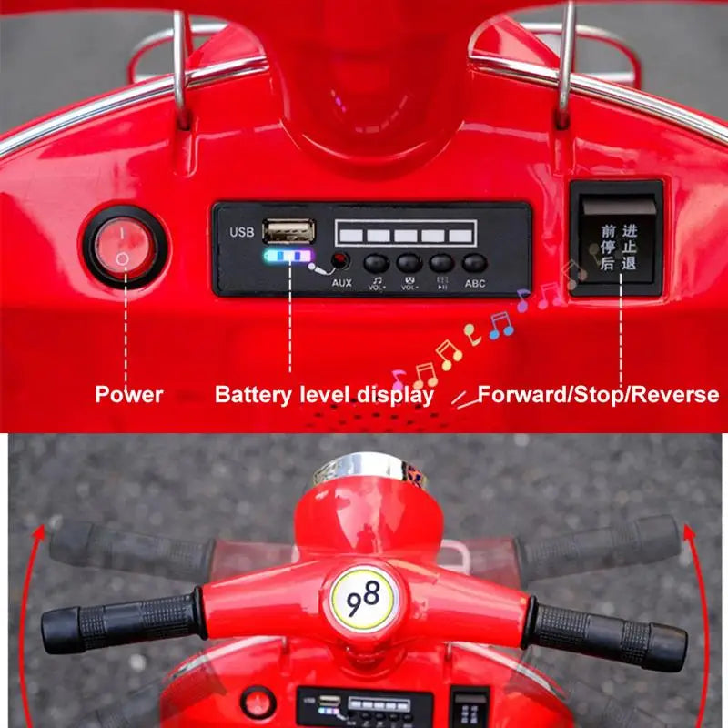 Children's Electric Motorcycle