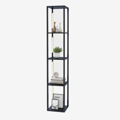 GOFLAME Floor Lamp with Shelves Tall standing Light
