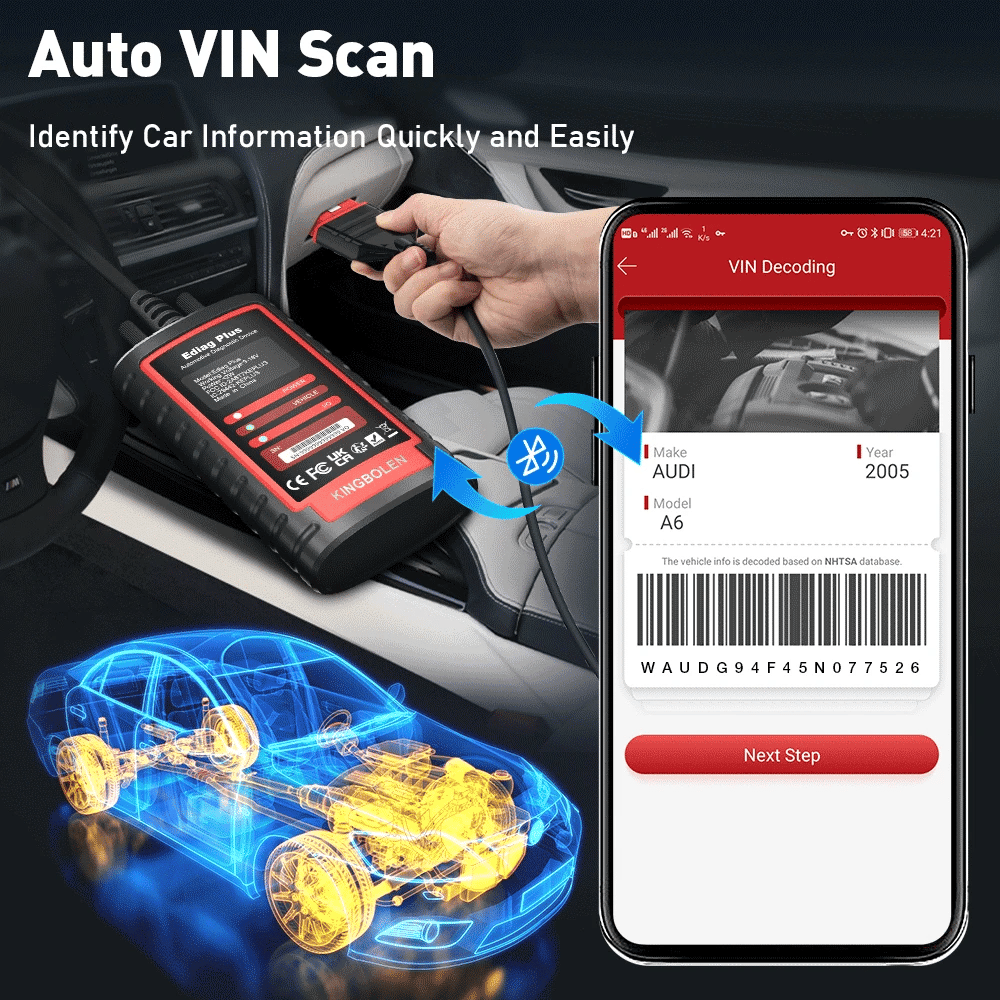 KINGBOLEN Ediag Plus, THINKCAR THINKDIAG 2 CANFD ALL System ECU Coding Active Test 16 Reset OBD2 Scanner Car Diagnostic Tools