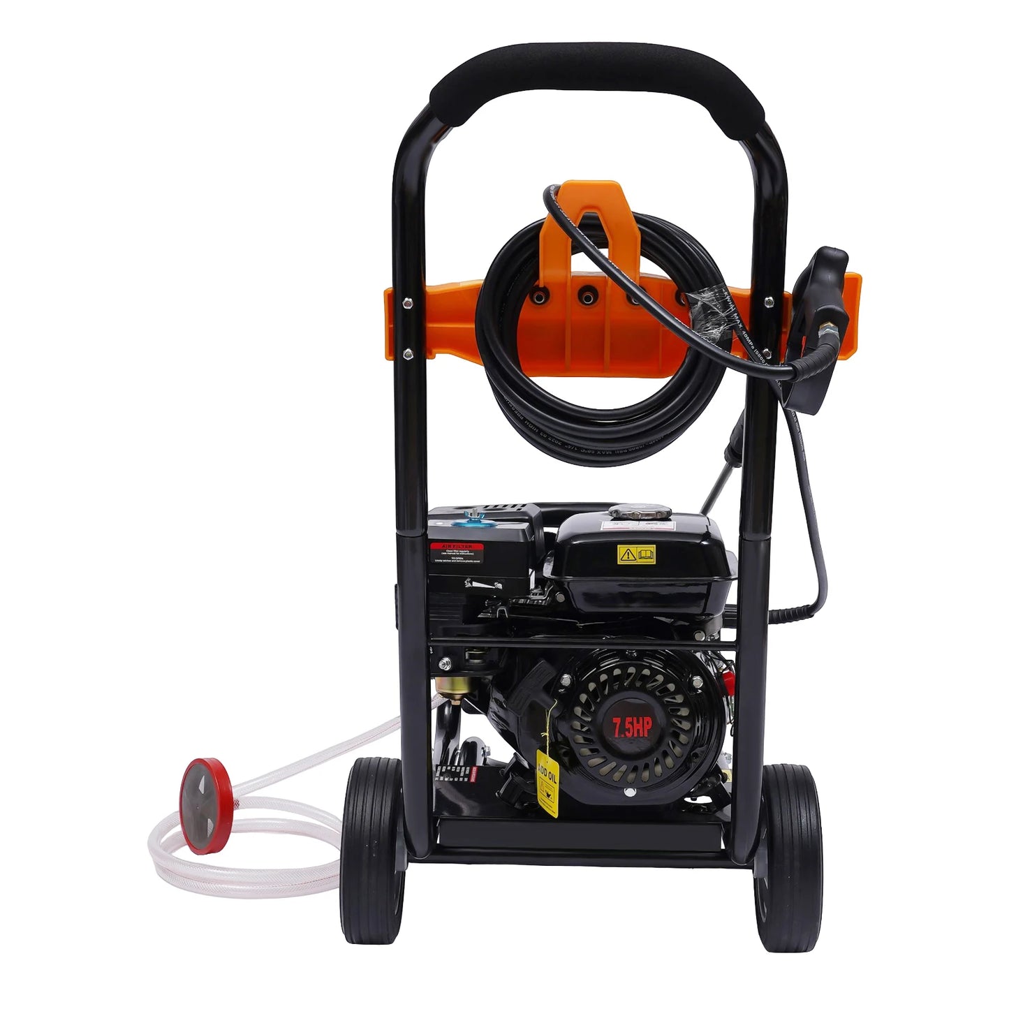 7.5Hp High Pressure Gasoline Washing Machine Petrol Pressure Washer with Gun Hose Nozzles Ohv 420CC 2465 Psi /170 Bar
