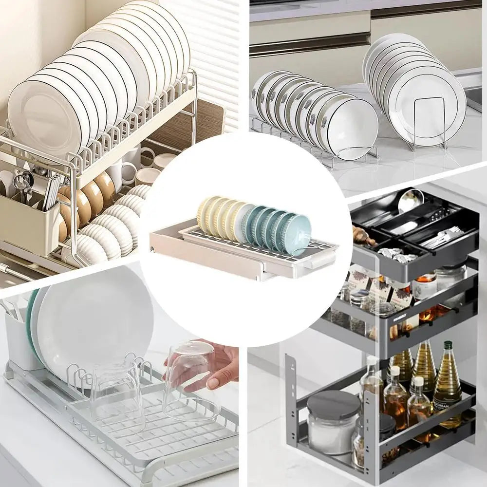 Pull Out Cabinet Drawers Large Capacity Portable Cabinet Drawers Cabinet Organizer Storage Shelf For Kitchen Pantry Bathroom