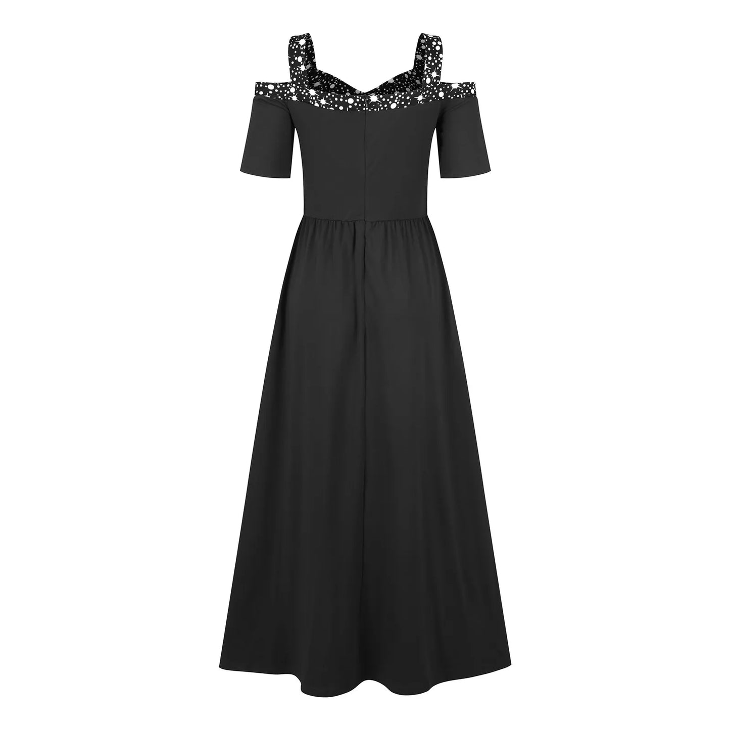 Women Elegant Halterneck Backless Long Dress