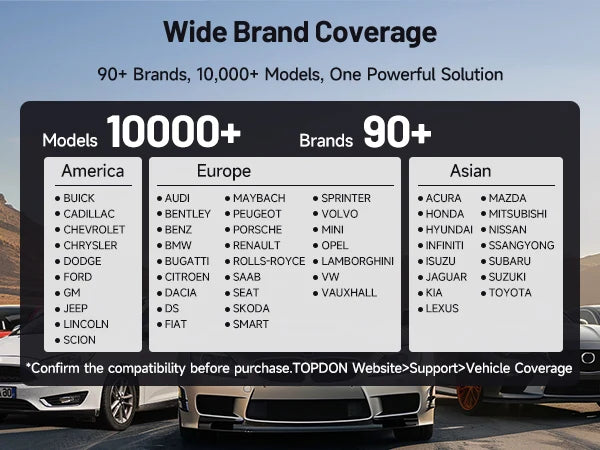 TOPDON Carpal OBD2 Scanner for Car All System Diagnostic Tool Vehicle Health Check Smog Check Battery Test IOS Android  BT 5.0