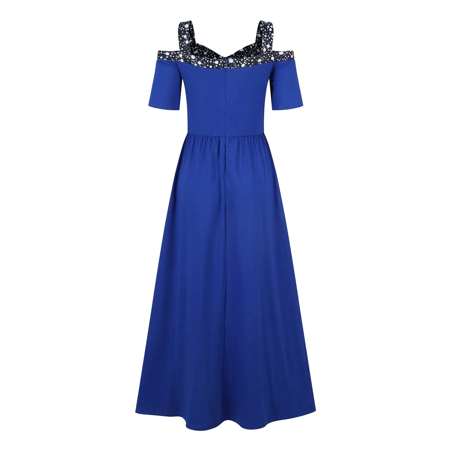 Women Elegant Halterneck Backless Long Dress