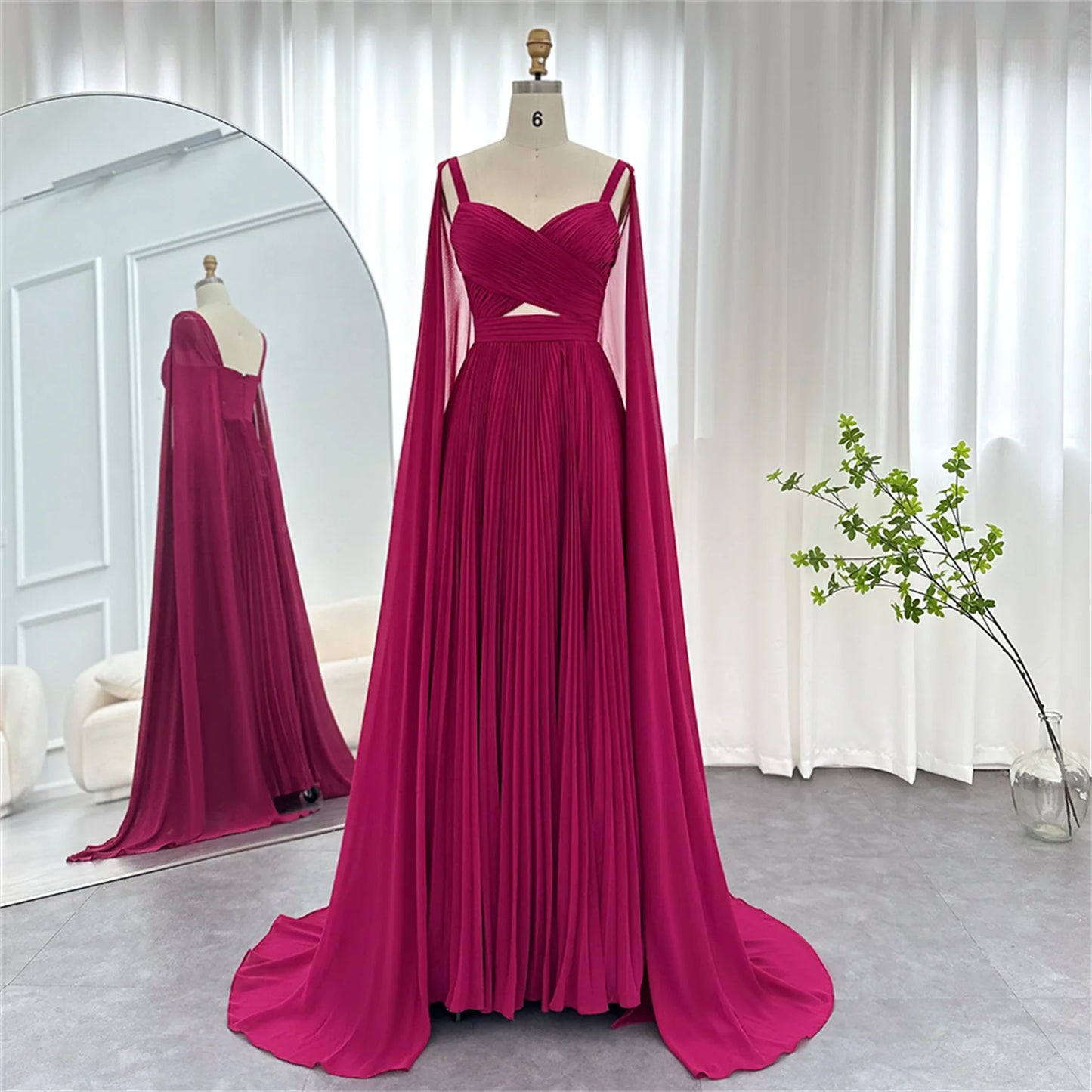 Lucy Quinceanera Dresses Chiffon Party Dress Women Elegant Luxury Cloak Evening 2024 Women's Wedding Ladies Weddings Customized