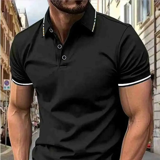 Men's new Polo shirt T-shirt