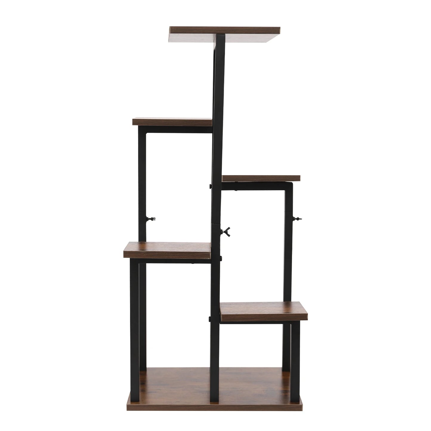 Plant Stand Large Multi-Tier Metal Wooden Flower Pots Shelf Plant Display Corner Stand for Patio Garden Living Room Balcony