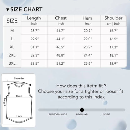 TURLAT Men's Workout Tank Tops Quick Dry Sleeveless Shirts for Men