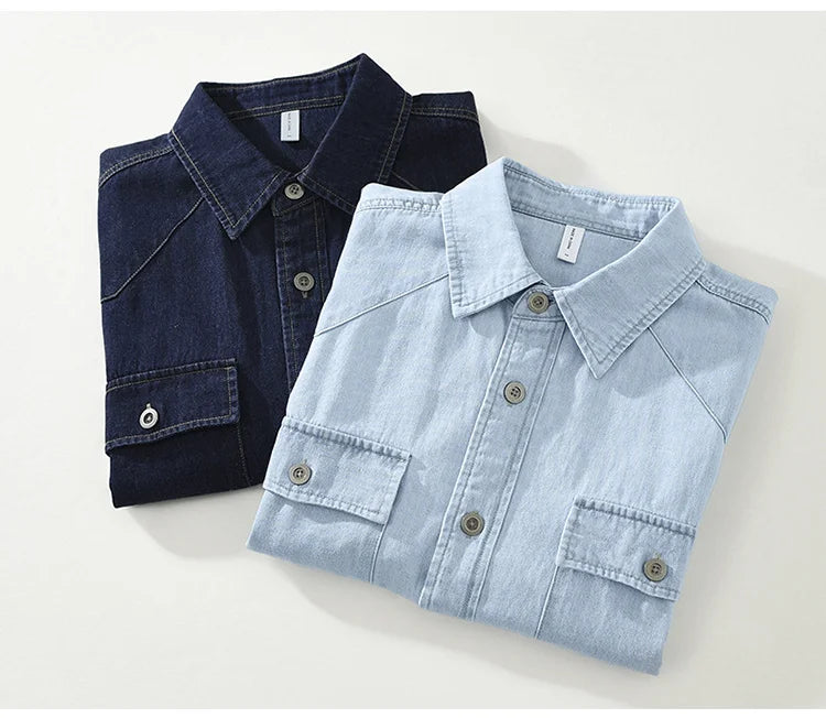 Short Sleeve Denim Shirts