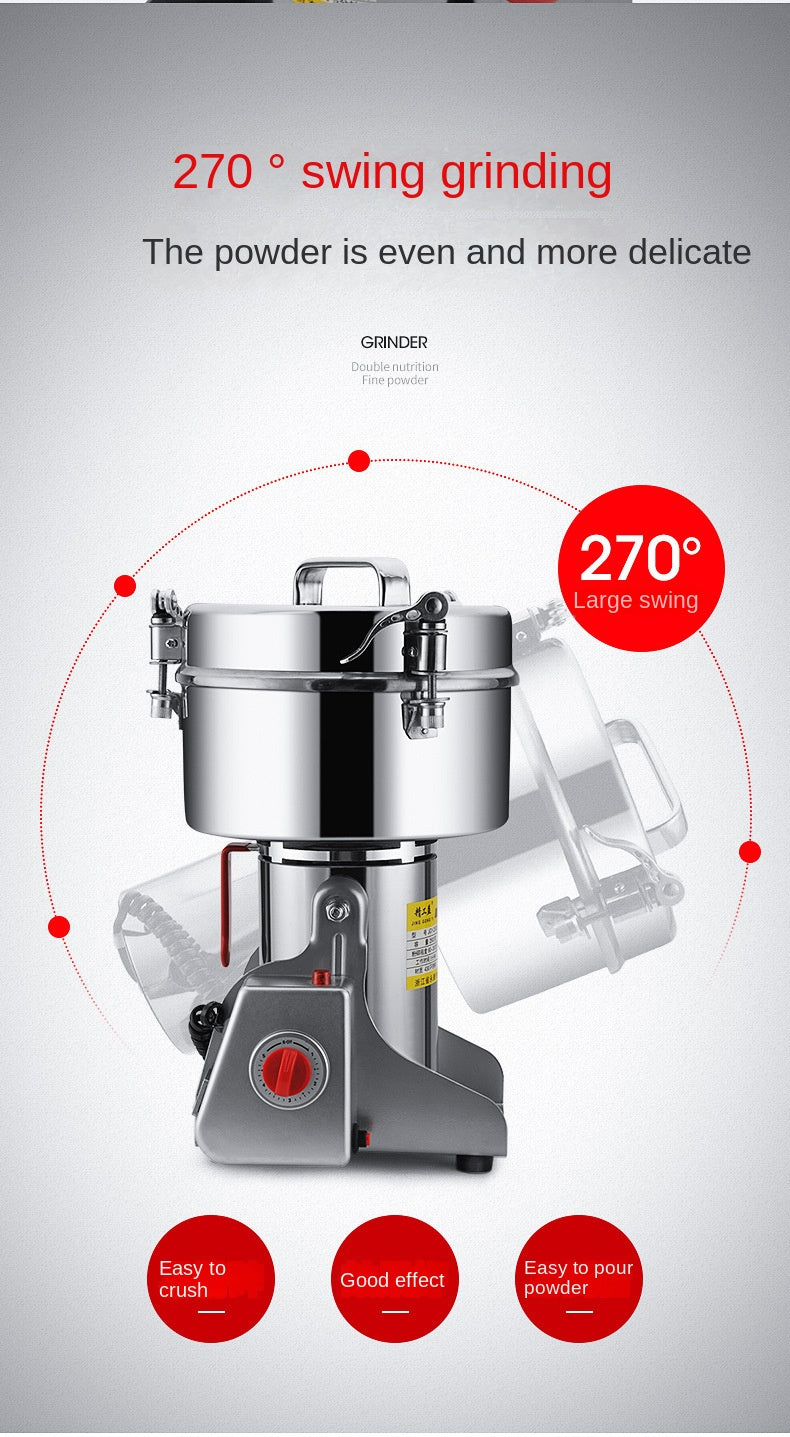High Power Electric Coffee Grinder Kitchen Cereal Nuts Beans Spices Grains Grinder Machine Multifunctional Home Coffee Grinder