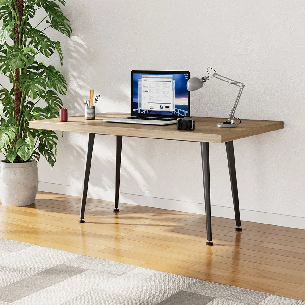 Livingandhome Height Metal Table Legs Furniture Accessories Anti-slip Black Iron Table Leg Round Metal Table Legs