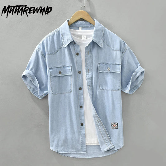 Short Sleeve Denim Shirts