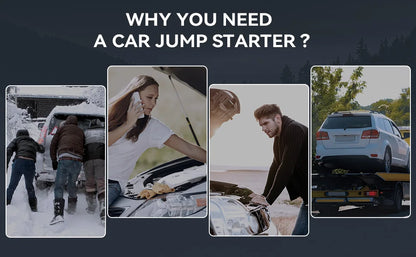 12800mAh Car Jump Starter Portable Power Bank Car Battery Booster 12V Car Starting Device for Petrol 7.0L Diesel 5.5L