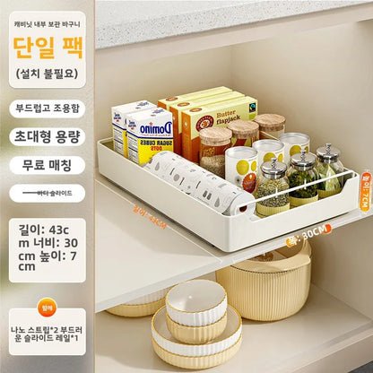 Stainless Steel Pull out Kitchen Countertop Storage Rack Multi Functional Microwave Oven Rice Cooker Oven Organizer Shelf