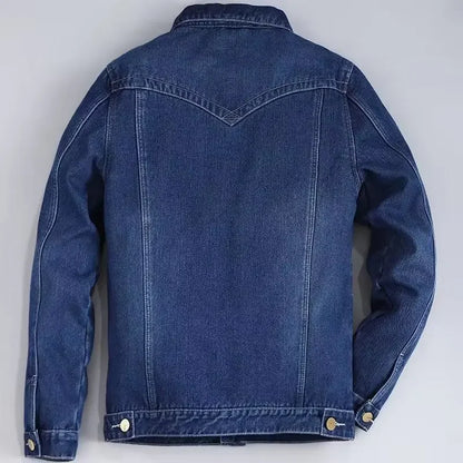 Fleece-lined Thickened Denim Jacket